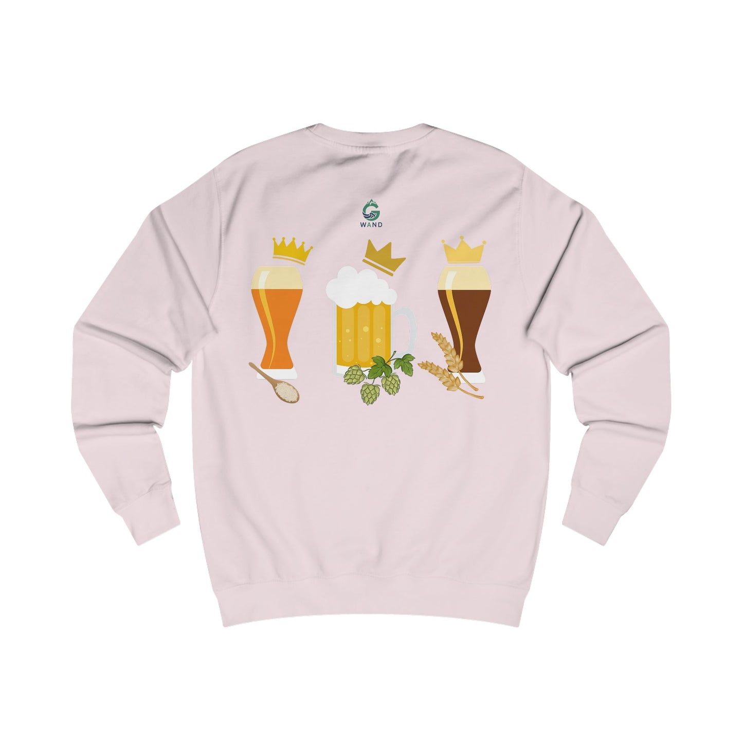 „Heilige 3 Bierkönige“ – Sweatshirt - huldigt auf dem Rücken der königlichen Trinität!